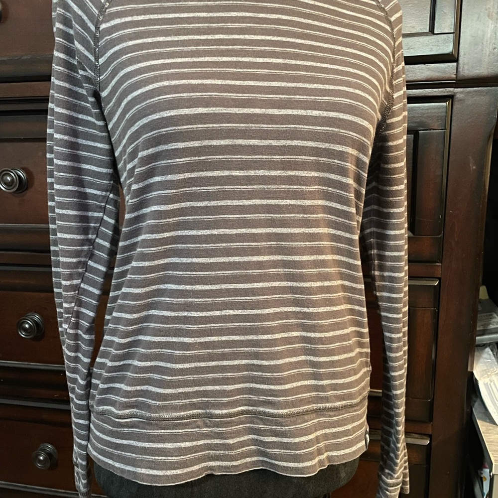 The North Face Gray Striped Tunic GUC Small